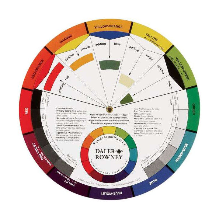 Daler Rowney Rueda de Color - Incluye Escala de Grises