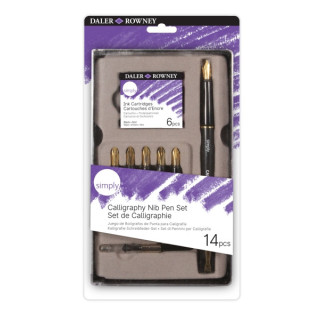 Daler Rowney Simply Pack de 14 Piezas para Caligrafia