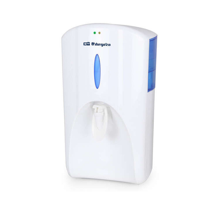 Orbegozo DA 5650 Dispensador de Agua Purificada Fria y Saludable - Filtra Cloro y Cal - Deposito de 8 Litros - Refrigeracion ha