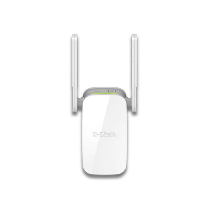D-Link Repetidor WiFi AC1200 - Puerto RJ45 - 2 Antenas Externas - Boton WPS - Color Blanco