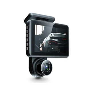 Urban Factory Duplee Camara Dashcam - Doble Lente Full HD 1080P - Pantalla LCD 4" - Color Negro