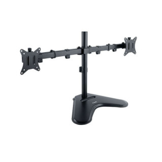 Tooq Soporte de Mesa con Brazos Articulados para 2 Monitores de 17"-32" - Giratorio e Inclinable - Peso Max 9kg x Brazo - VESA