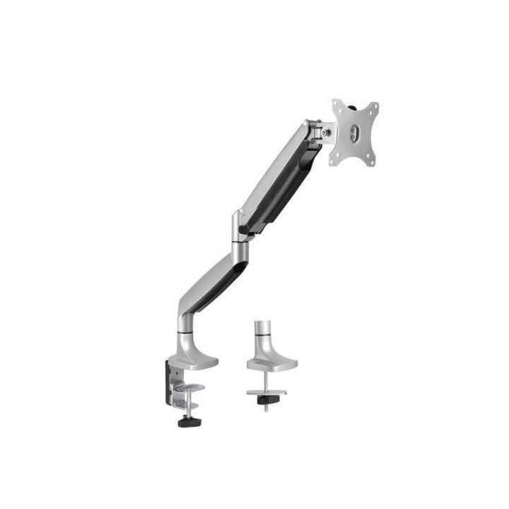 Tooq Soporte de Mesa con Brazo Articulado para Monitor de 13"-32" - Giratorio e Inclinable - Piston de Gas - Peso Max 9kg - VES