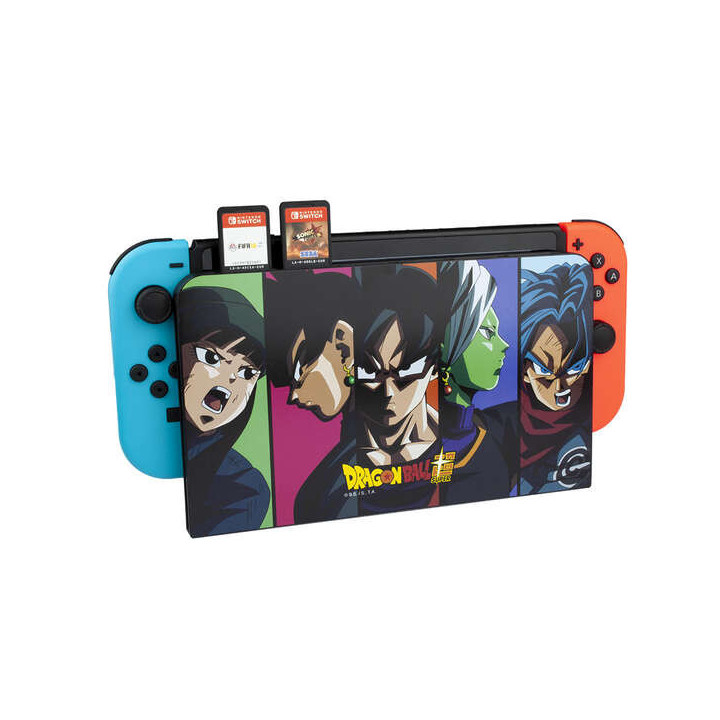 FR-TEC Dock Cover Dragon Ball Super - Proteccion para Dock de Consola Nintendo Switch - Evita Rayaduras en Pantalla - Ranuras p