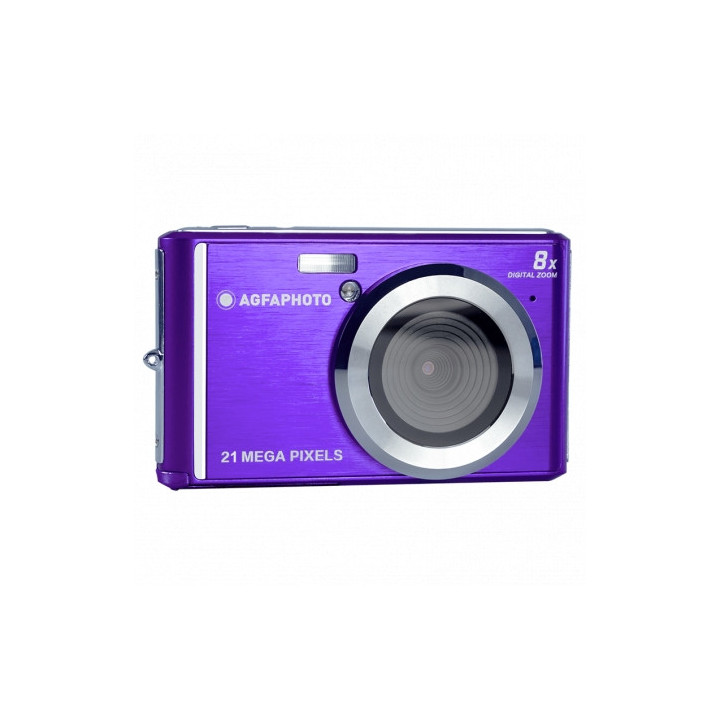 Agfaphoto DC5200 Camara Digital -  Sensor CMOS - Zoom Optico 8x - Color Lila