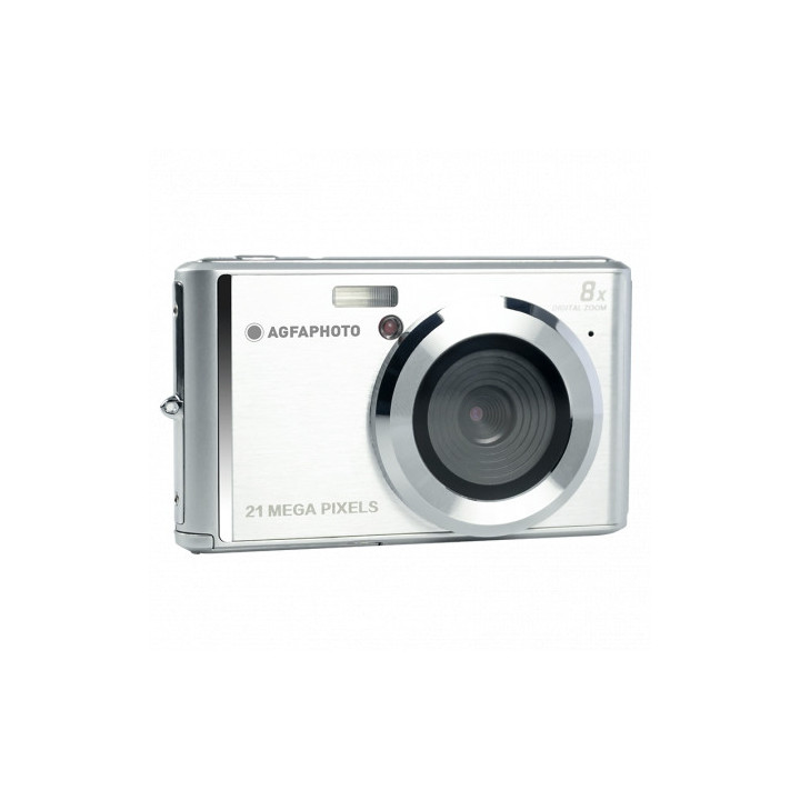 Agfaphoto DC5200 Camara Digital -  Sensor CMOS - Zoom Optico 8x - Color Plata
