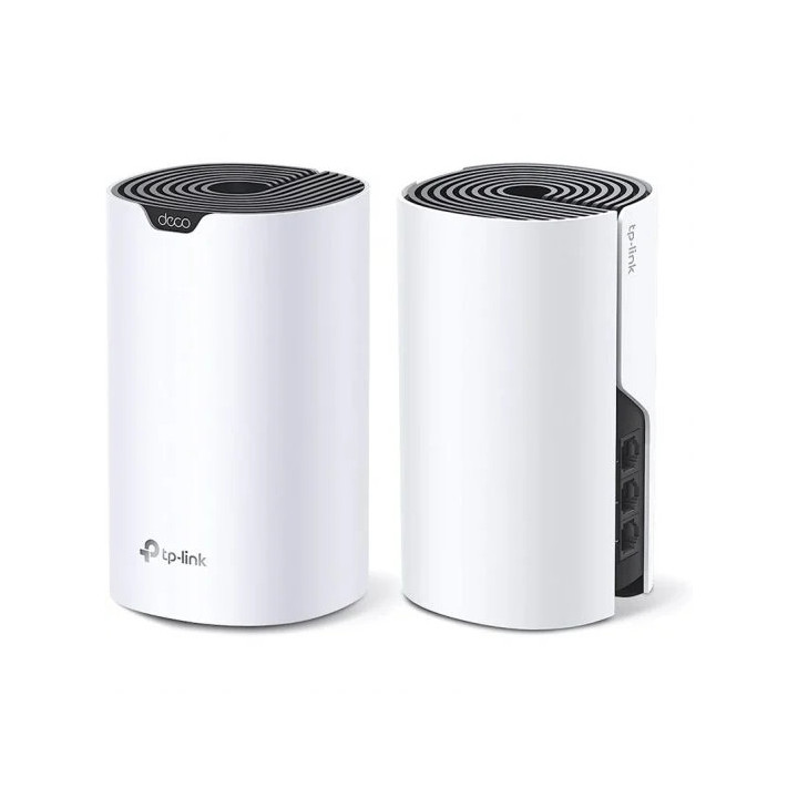 TP-Link Deco S7 Sistema WiFi 6 Mesh Inteligente Doble Banda AC1900 - 2 Unidades Deco - 3 Puertos Ethernet LAN (RJ-45) - Tecnolo