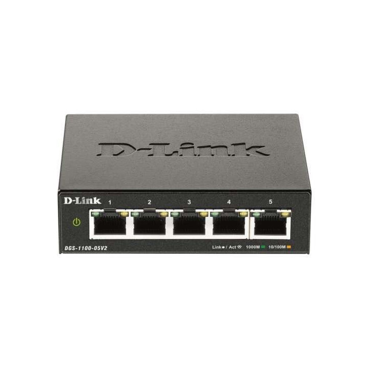 D-Link Switch Smart 5 Puertos Gigabit 10/100/1000 Mbps