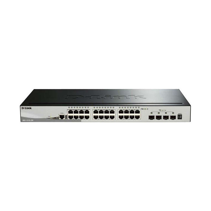 D-Link Switch Semigestionable 24 Puertos Gigabit + 4 Puertos 10G SFP+