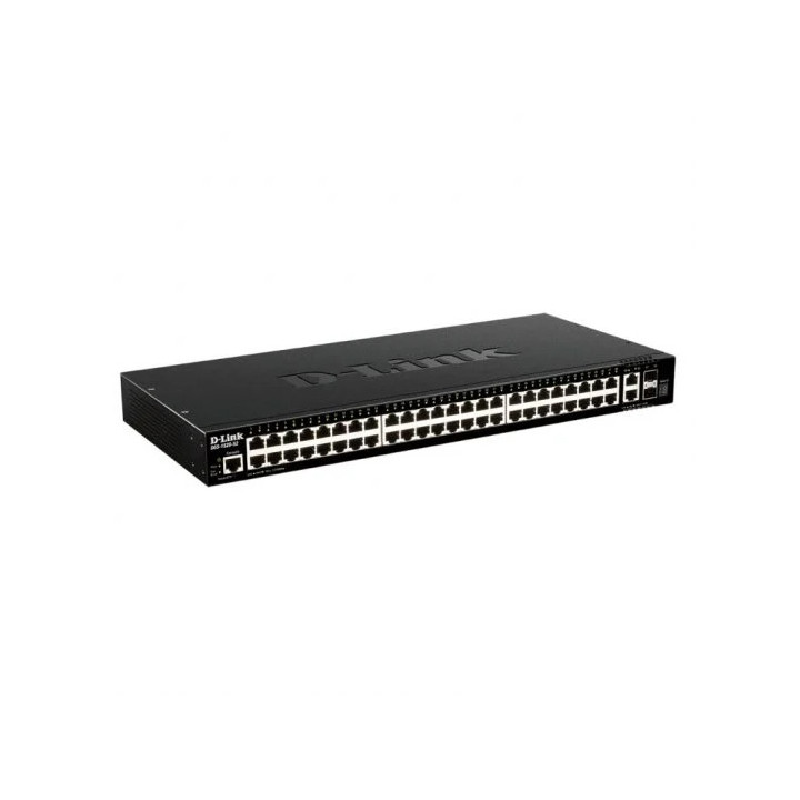 D-Link Switch Apilable 50 Puertos Gigabit + 2 SFP+