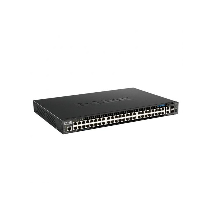 D-Link Switch Gestionado 44 Puertos Giga PoE + 4 Puertos 2.5G PoE + 2 Puertos 10G + 2 Puertos 10G SFP