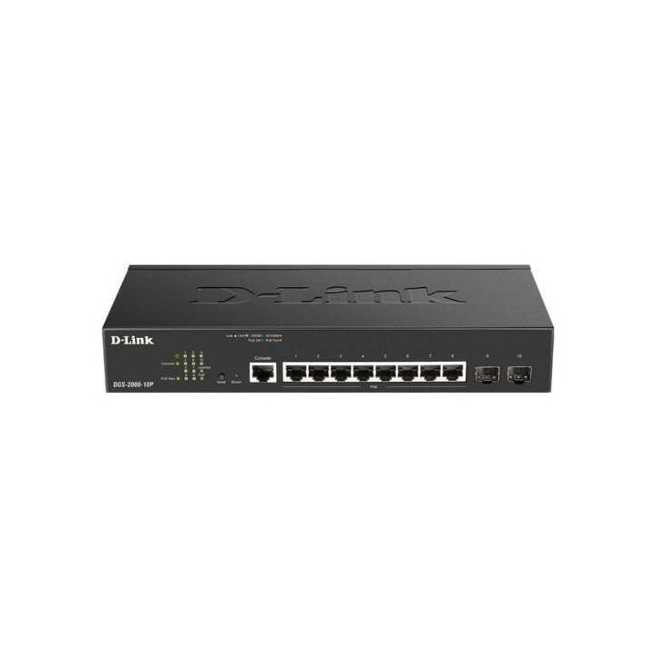 D-Link Switch 8 Puertos Gigabit + 2 SFP