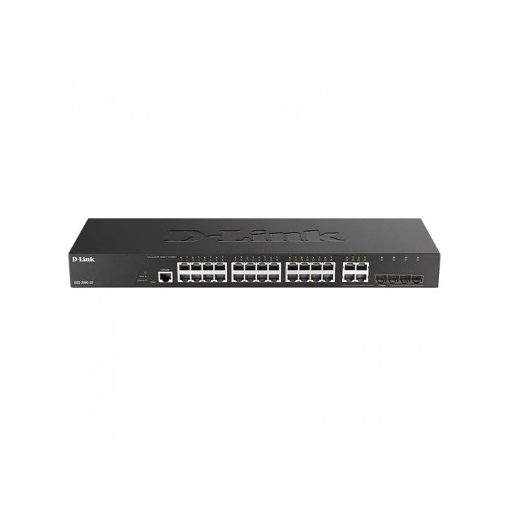 D-Link Switch Gestionado 24 Puertos Gigabit + 4 SFP