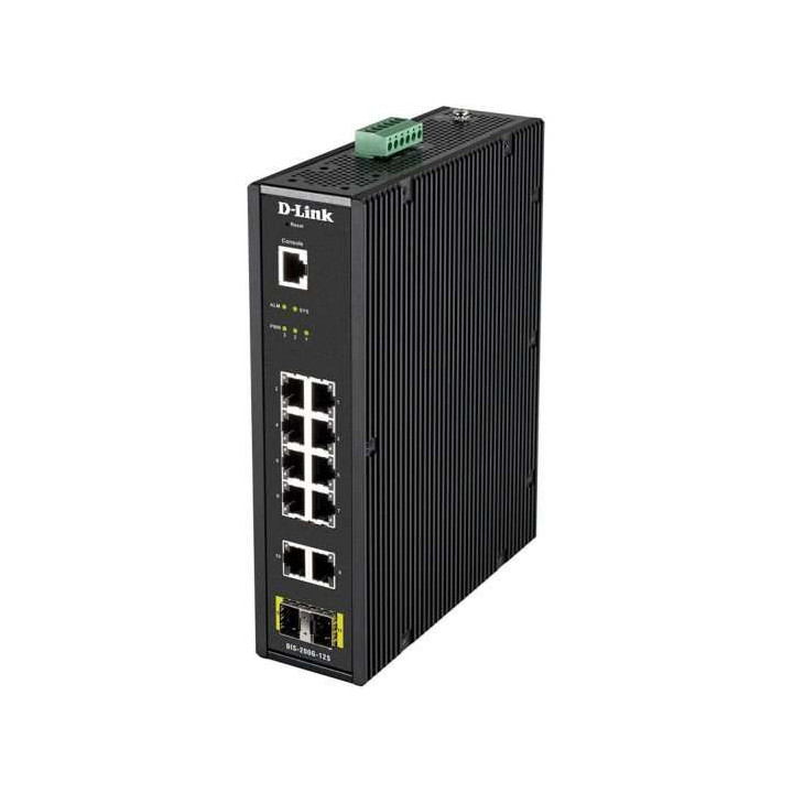 D-Link Switch Industrial 10 Puertos Gigabit + 2 SFP