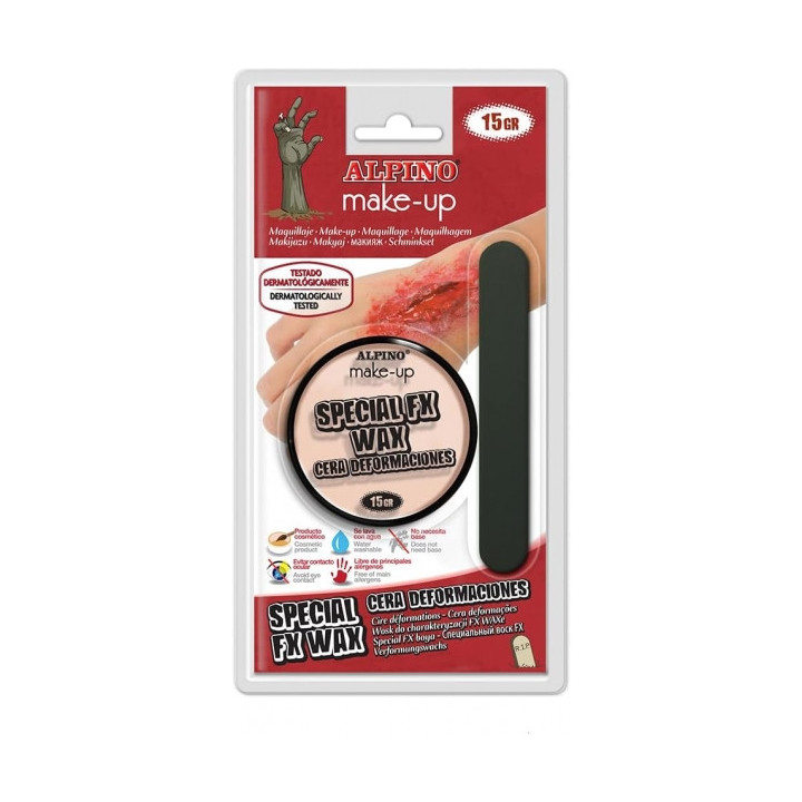 Alpino Special FX Wax Bote de Cera para Efectos de Heridas