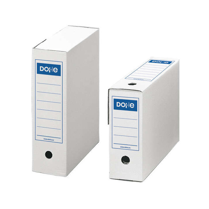 Dohe Caja de Carton de Primera Calidad - Montaje Rapido y Facil - Color Blanco
