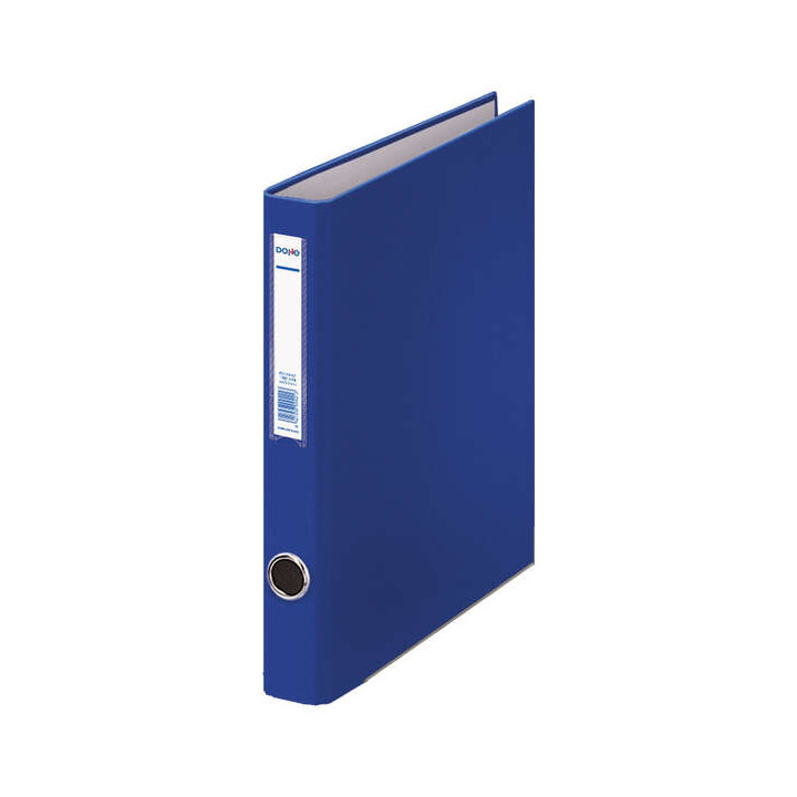 Dohe Carpeta de 2 Anillas Mixtas 25mm - Tamaño Folio - Medidas 285x350x45mm - Ollao y Tarjetero en Lomo - Carton Forrado con P