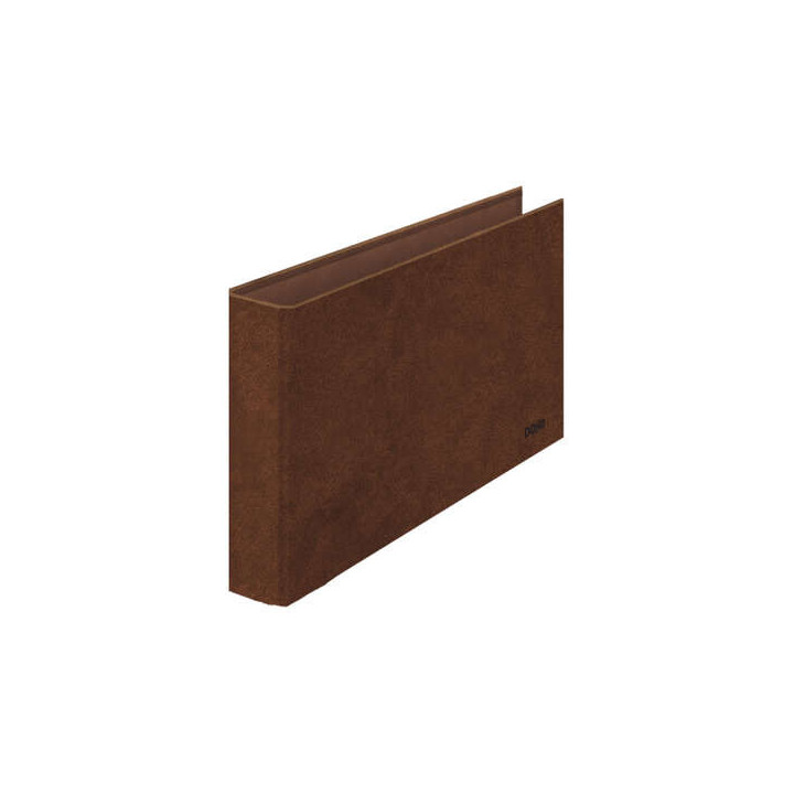 Dohe Carpeta de 2 Anillas Mixtas 25mm Cuarto Apaisado - Carton Forrado con Papel Impreso y Plastificado