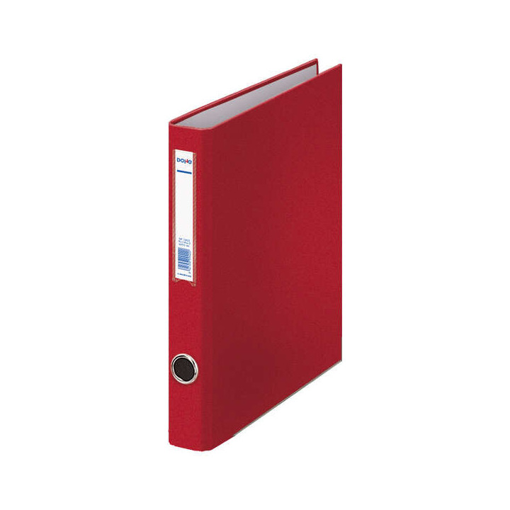 Dohe Carpeta de 4 Anillas Mixtas 25mm Folio - Medidas 285x350x45mm - Ollao y Tarjetero en Lomo - Carton Forrado con Polipropile