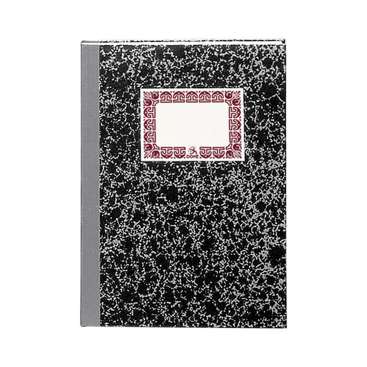 Dohe Cuaderno Cartone Modelo Indice de 100 Hojas - Folio Natural - Tapa en Tres Piezas con Lomera de Tela - Interior en Papel O