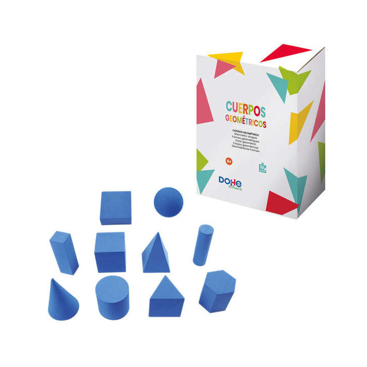 Dohe Coleccion de Cuerpos Geometricos - Incluye Prismas y Piramides - Cubo