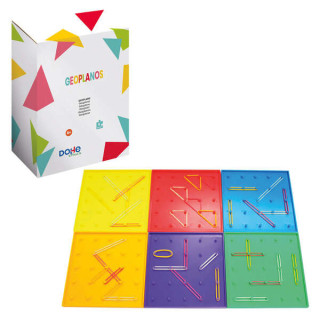 Dohe Geoplano Didactico Polivalente - Recuerdo Dinamico para Matematicas - Facilita Representacion de Figuras - Movimiento y Tr