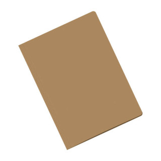 Dohe Pack de 50 Subcarpetas Cartulina de 170gr Folio - Con Ranura para Fastener - Resistente y Duradera - Color Marron - Con Ra