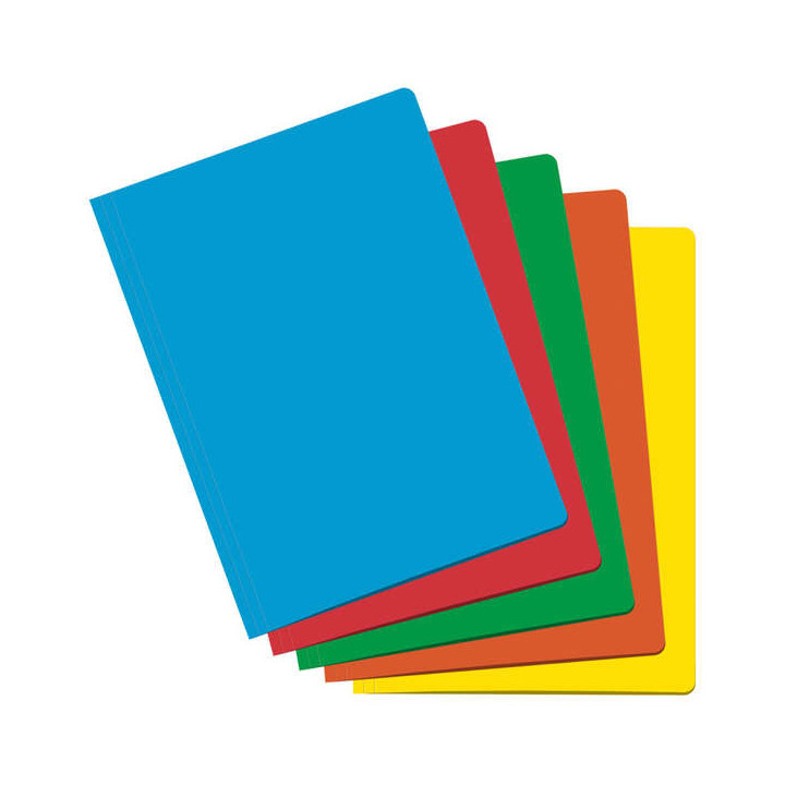 Dohe Pack de 50 Subcarpetas de Cartulina de 180gr Folio - Con Ranura para Fastener - Resistente y Duradera - Ideal para Organiz