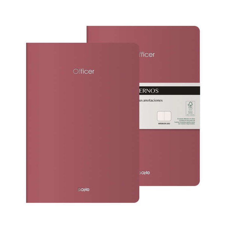 Dohe Cuadernos de Cartulina de Colores - 300gr - Estampacion en Portada - Puntas y Lomo Redondos - 40 Hojas Lisas - Papel Ahues