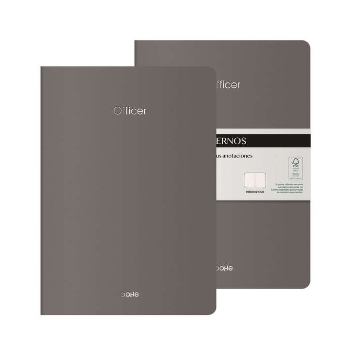 Dohe Cuadernos de Cartulina de Colores - 300gr - Estampacion en Portada - Puntas Redondeadas - Lomo Redondo - Encuadernacion Co