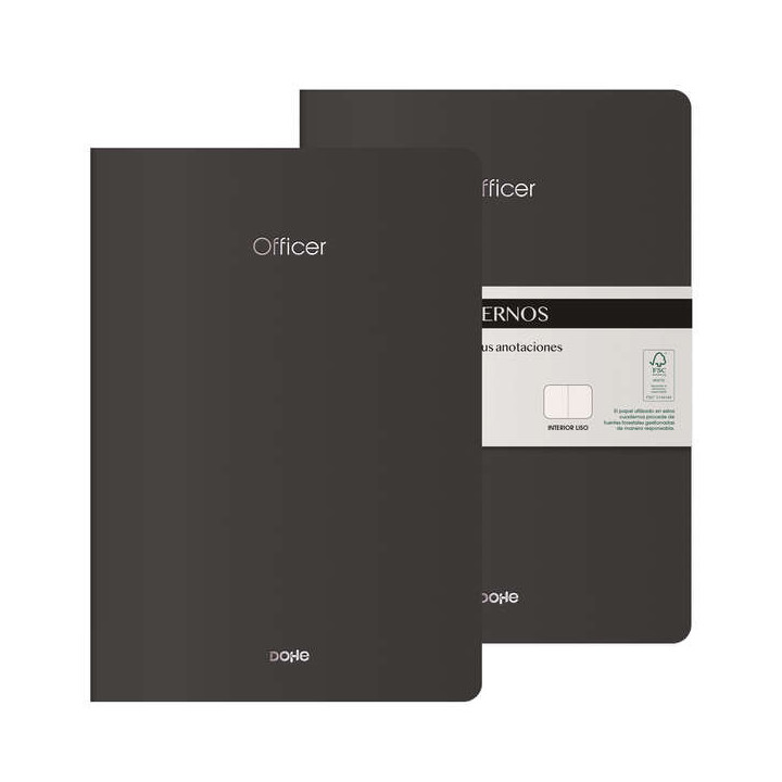 Dohe Cuadernos de Cartulina de Colores - 300gr - Estampacion en Portada - Puntas Redondeadas - Lomo Redondo - Rencuadernacion C