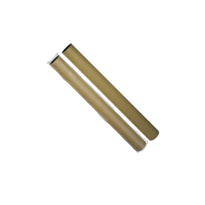 Dohe Tubos de Carton Montados - 100x20mm - Tapas de Plastico Incluidas - Se Sirven Retractilados Individualmente