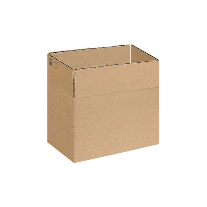 Dohe Cajas de Embalaje de 4 Solapas - Medidas 400x290x220mm - Carton de Canal 3mm - Resistente y Duradero - Ideal para Envios y
