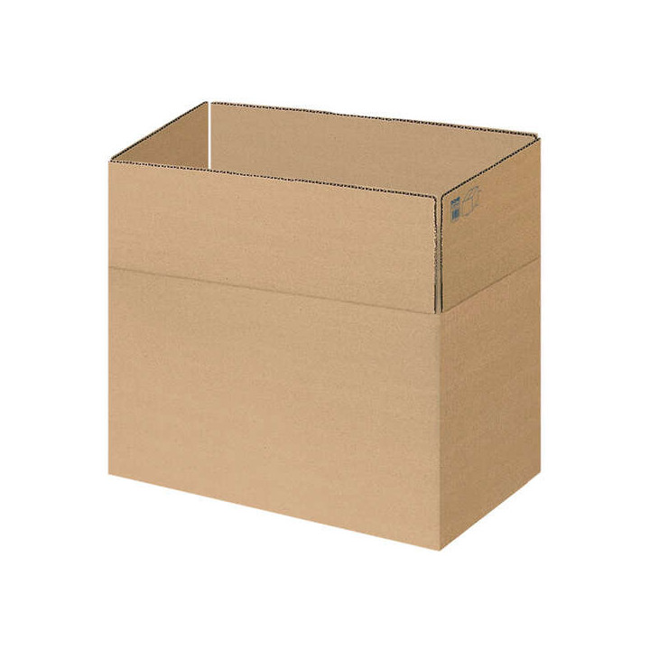 Dohe Cajas de Embalaje de 4 Solapas - Medidas 500x340x310mm - Carton de Canal 3mm - Resistente y Duradero - Ideal para Envios y