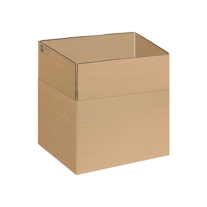 Dohe Cajas de Embalaje de 4 Solapas - Medidas 440x325x420mm - Carton de Canal 3mm - Resistente y Duradero - Ideal para Envios y