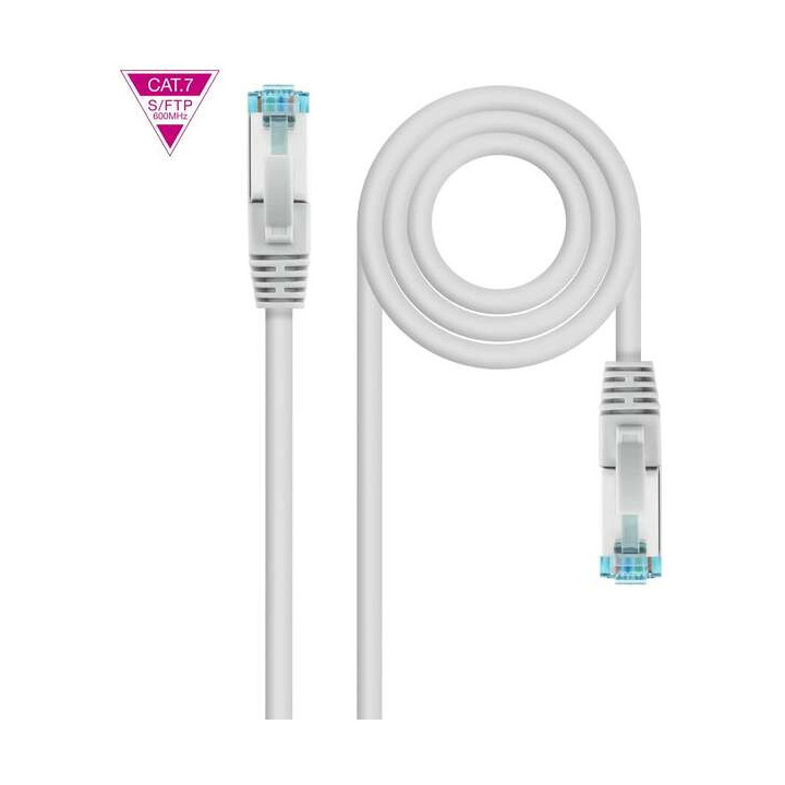 Nanocable Cable de Red Latiguillo Cat.7 600Mhz LSZH SFTP PIMF AWG26 7m