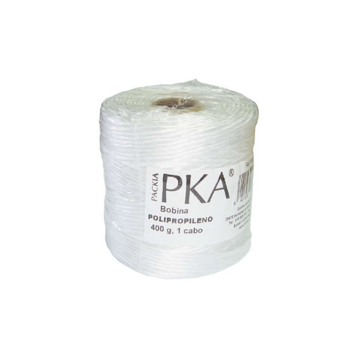 Dohe Bobina de Cuerda para Paqueteria 400g - Polipropileno Resistente - Ideal para todo tipo de Aplicaciones - Especialmente Di