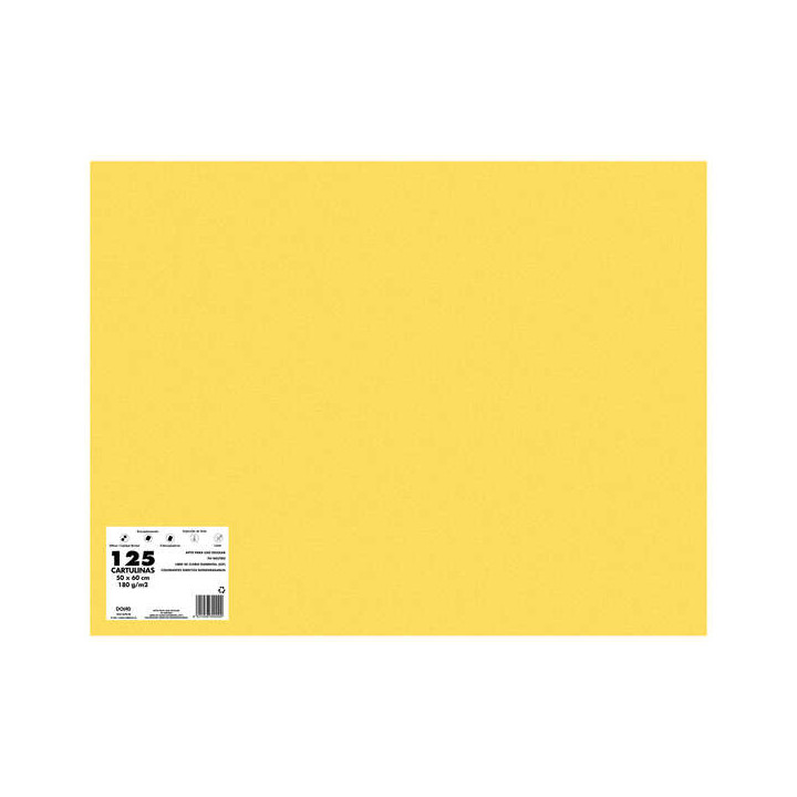 Dohe Cartulinas de Colores de 180 G/M2 - PH Neutro - Libres de Cloro Elemental - Colorantes Directos Biodegradables - para Todo