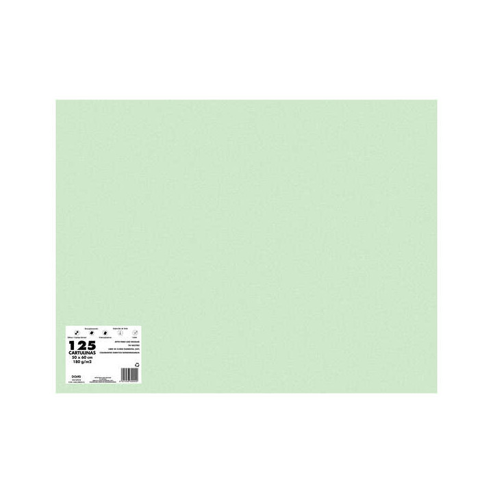 Dohe Cartulinas de Colores de 180 G/M2 - PH Neutro - Libres de Cloro Elemental - Colorantes Directos Biodegradables - para Impr