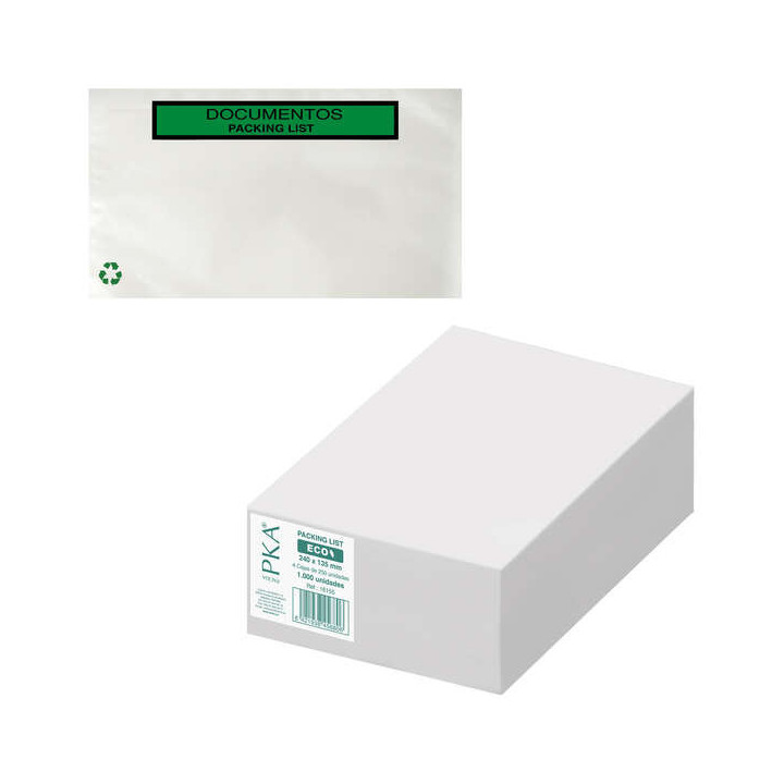 Dohe Caja de 1000 Sobres Autoadhesivos para Envio de Documentos - Packing List Especial Envios