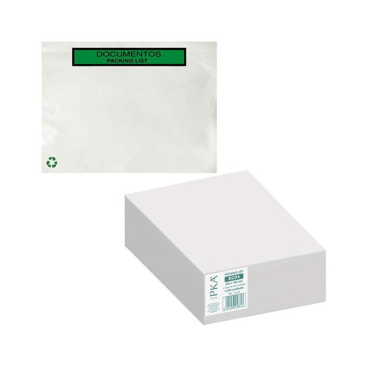 Dohe PKA Caja de 1000 Sobres Autoadhesivos para Envio de Documentos - Packing List Especial Envios