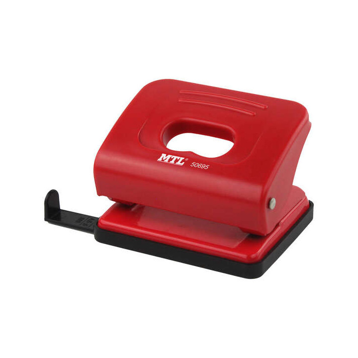 Dohe Taladro de Sobremesa - Taladra hasta 16 Hojas - con Guia y Deposito de Papel