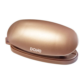 Dohe Taladro de Sobremesa de Plastico Resistente - Capacidad de Taladro hasta 16 Hojas - Guia para Regular Tamaño de Papel - C