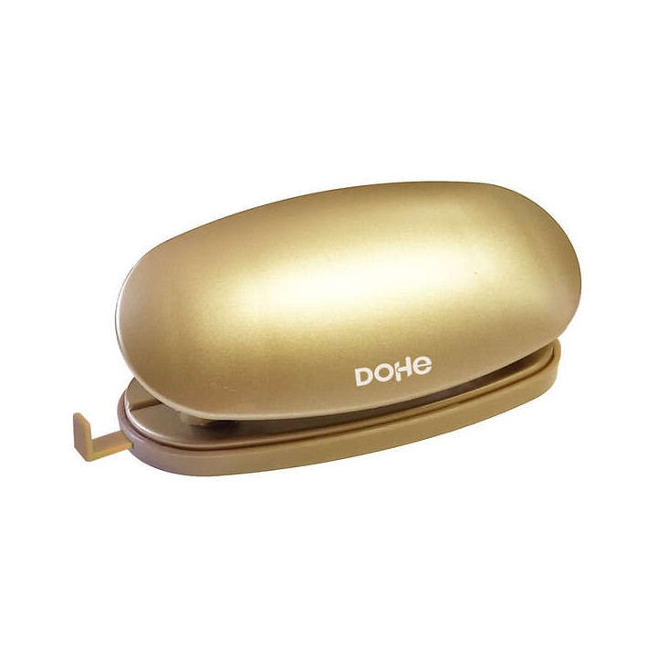 Dohe Taladro de Sobremesa - Capacidad de Taladro hasta 16 Hojas - Plastico de Primera Calidad - Resistente - Guia para Regular