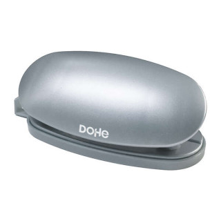 Dohe Taladro de Sobremesa Resistente - Capacidad de Taladro hasta 16 Hojas - Guia para Regular Tamaño de Papel - Cubeta para R