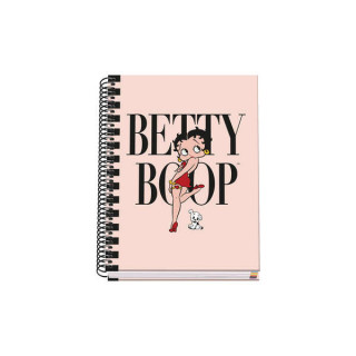 Dohe Cuaderno Espiral Tapa Dura A5 - 162x210mm - Cubierta Carton Forrado - Espiral Metalico Negro - 100 Hojas Offset 90g Microp