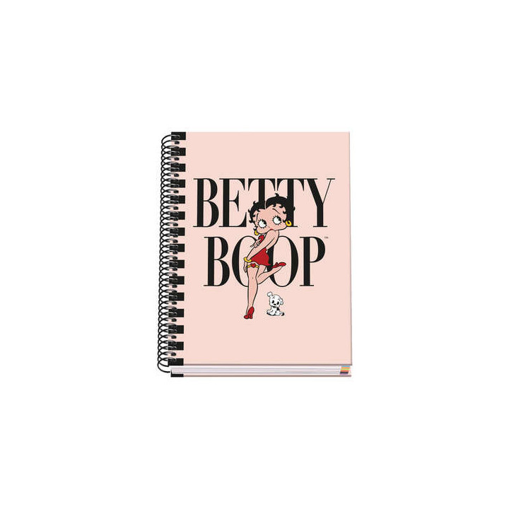 Dohe Cuaderno Espiral Tapa Dura A5 - 162x210mm - Cubierta Carton Forrado - Espiral Metalico Negro - 100 Hojas Offset 90g Microp