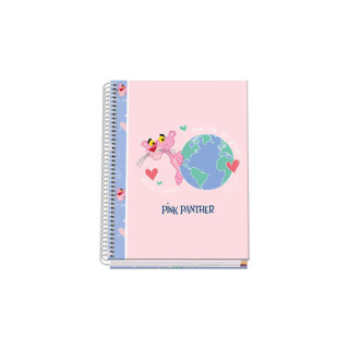 Dohe Cuaderno Espiral Tapa Dura A5 - 162x210mm - Cubierta Carton Forrado - Espiral Metalico Blanco - 100 Hojas Offset 90g Micro