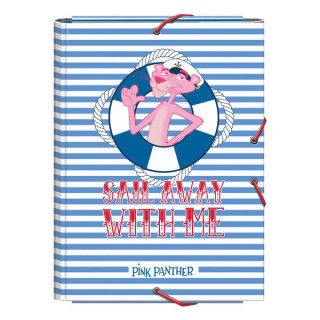 Dohe Carpeta de Carton Forrado con Papel Impreso a Todo Color - con 3 Solapas y Guardas Impresas - Cierre de Goma Elastica Redo