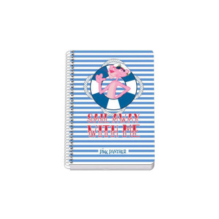 Dohe Cuaderno A5 - Cubierta en Cartulina Contracolada - Impresion a Todo Color - Guardas Impresas - Encuadernado en Espiral Met